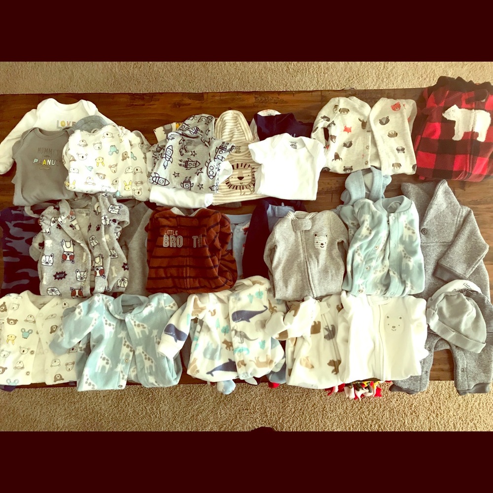 Newborn boy clothing lot